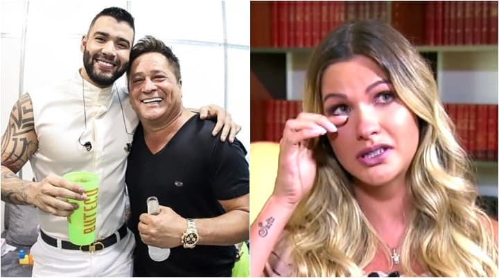 Gusttavo Lima é flagrado furando quarentena com Leonardo e esposa tenta impedir: “Não pode ir”