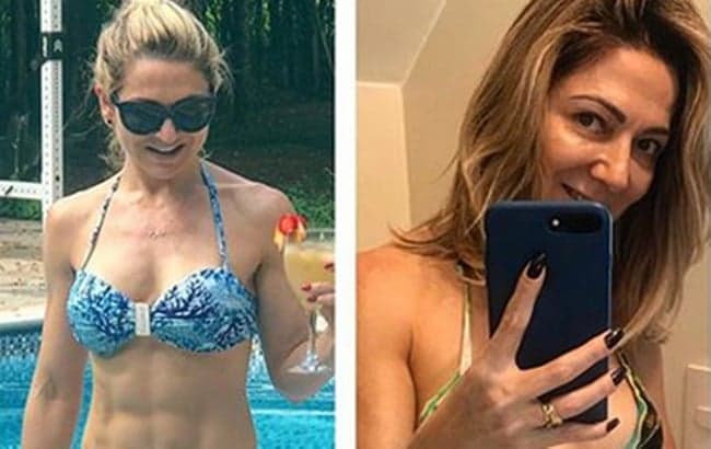 Mãe de Lucas Lucco ostenta corpão em fotos de biquíni e acaba deixando detalhe íntimo escapar