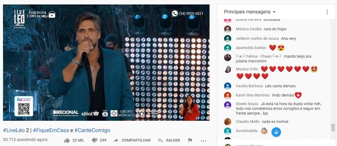 Fãs perdem a volta de Victor e live protagonizada por irmão (Foto: Reprodução) Fãs perdem a volta de Victor e live protagonizada por irmão (Foto: Reprodução)