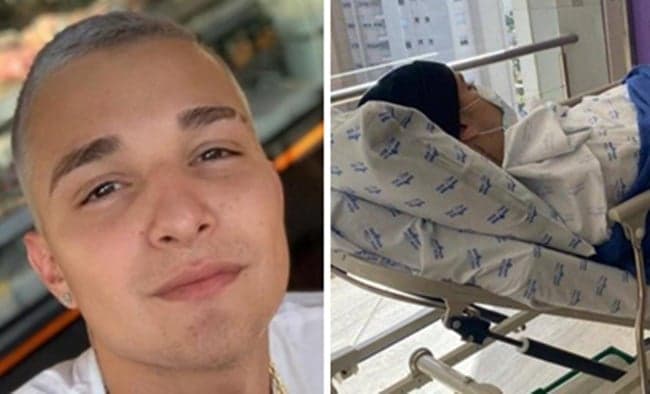 Urgente! MC Gui é internado as pressas e imagens deitado na UTI com máscara de oxigênio são divulgadas