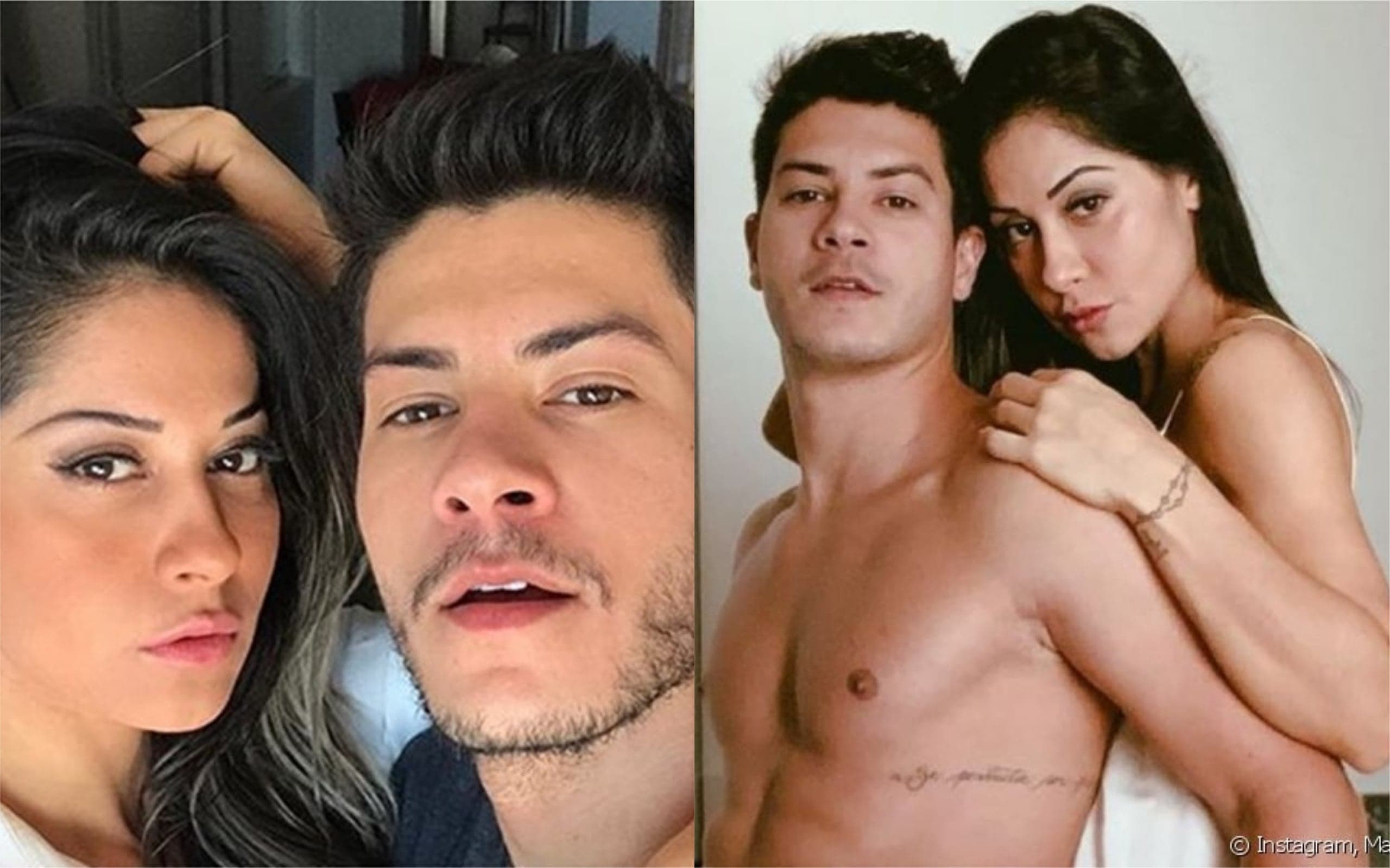Mayra Cardi e Arthur Aguiar se separaram mas continuam morando juntos (Foto: TV Foco) Mayra Cardi e Arthur Aguiar se separaram mas continuam morando juntos (Foto: TV Foco)