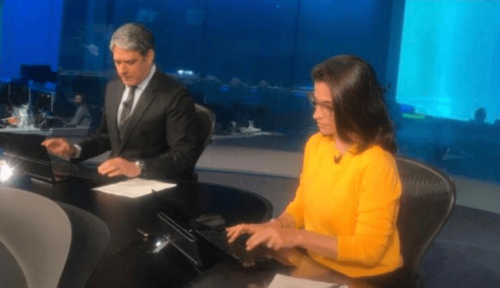 Jornal Nacional chega ao fim e público fica sem acreditar com atitude de Bonner e Renata na bancada: “É isso mesmo?”