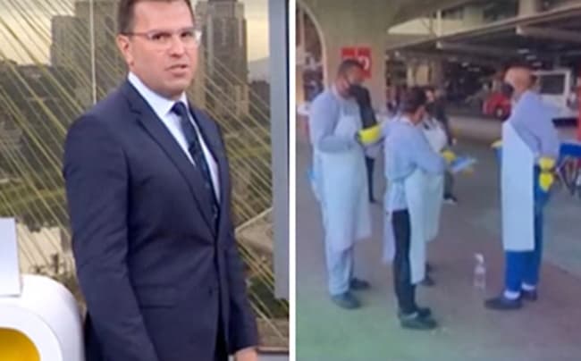 Rodrigo Bocardi se revolta ao vivo na Globo após repórter ser impedido de realizar reportagem