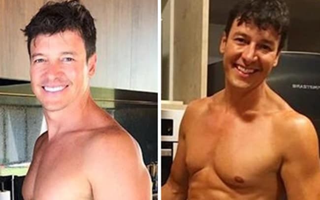 Rodrigo Faro surge em clique com calça agarrada, partes íntimas ficam em evidência e repercussão é grande: “Cadê”
