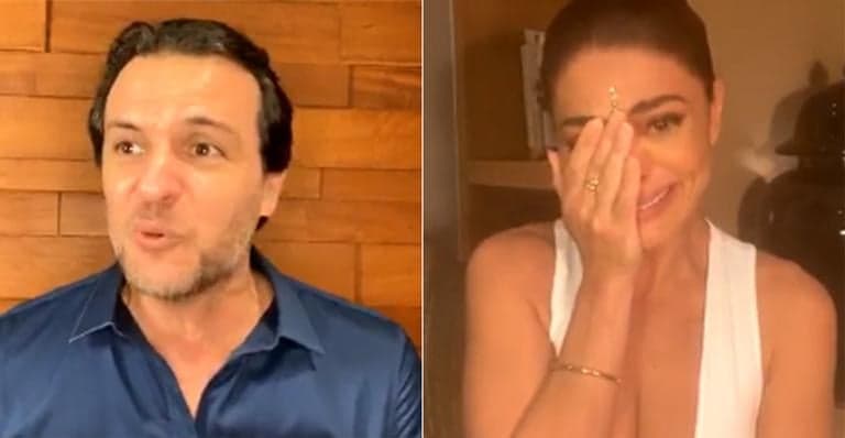 Rodrigo Lombardi faz Juliana Paes chorar, choca público e se declara à atriz: “Queria que dormisse”