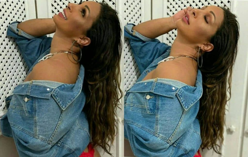 Ousada! Valesca Popozuda bota bumbum pra jogo, aparece de jeans e calcinha fio dental e tamanho impressiona: "Poder na sedução"