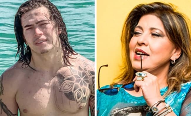 Roberta Miranda se descontrola ao ver foto de Whindersson com bumbum à mostra e expõe tamanho do pênis: "Pitico"