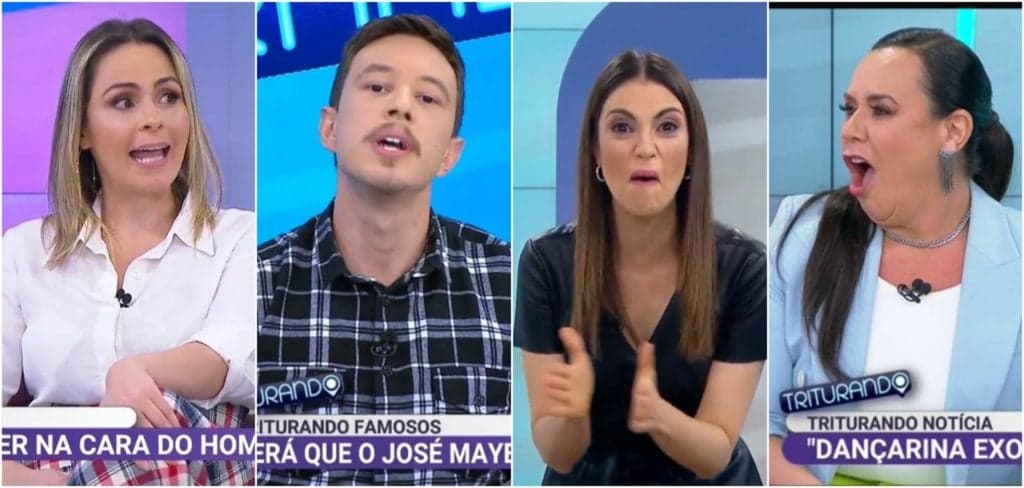 Estreia de Ana Paula Renault no Triturando do SBT para internet, mas decepciona em audiência: 'No fundo do poço'