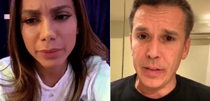 Anitta bate boca ao vivo com convidado e encerra live revoltada após ameaça de perder dinheiro: "Não concordo"