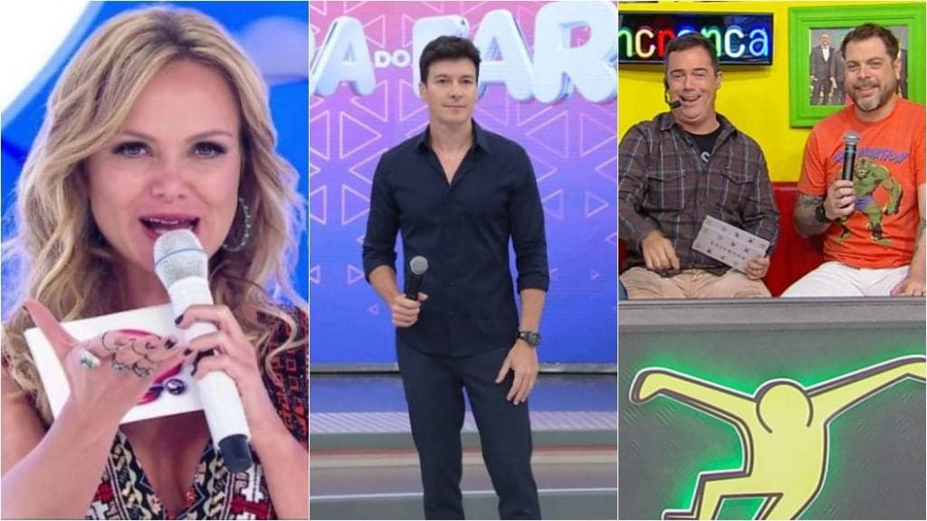 Audiência domingo (3/5): Eliana volta a dar surra em Rodrigo Faro e RedeTV! toca o terror ao explodir nos índices