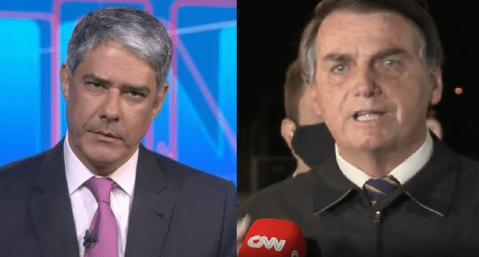 Bolsonaro ataca Globo após vídeo bombástico e debocha de William Bonner e Renata Vasconcellos: "Freira arrependida"