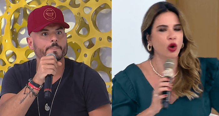 Carlinhos Mendigo bate boca com Luciana Gimenez e a enfurece ao defender Goleiro Bruno: "Aqui só tem santo"