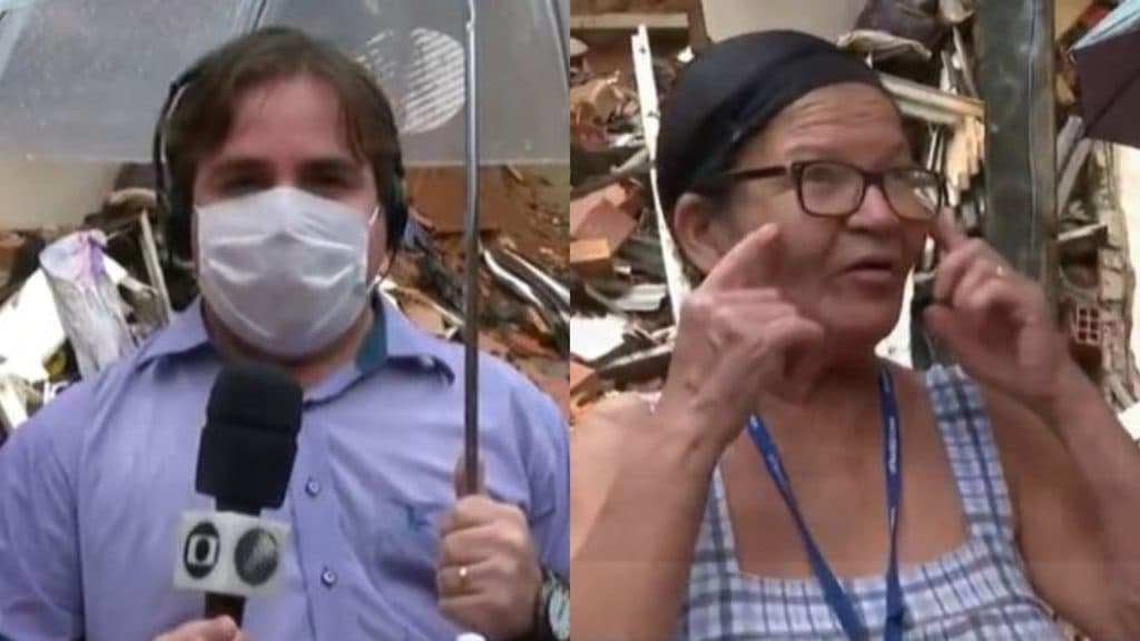 Repórter da Globo presencia tragédia, convoca testemunha e acaba espantado com resposta: "Está com defeito"