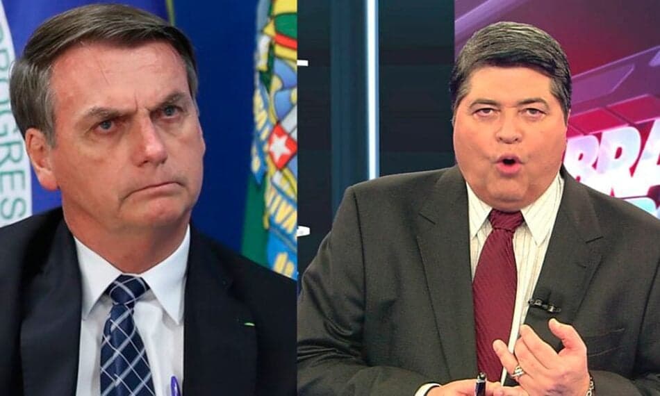 Datena rompe ao vivo com Bolsonaro, corta relações e rejeita entrevistar o presidente: "Não quero"