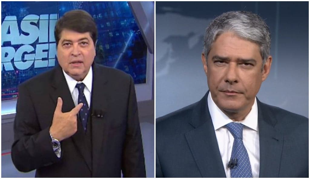 Datena é acusado de aliança bombástica com William Bonner, após ter nome envolvido em escândalo: "Vira casaca"