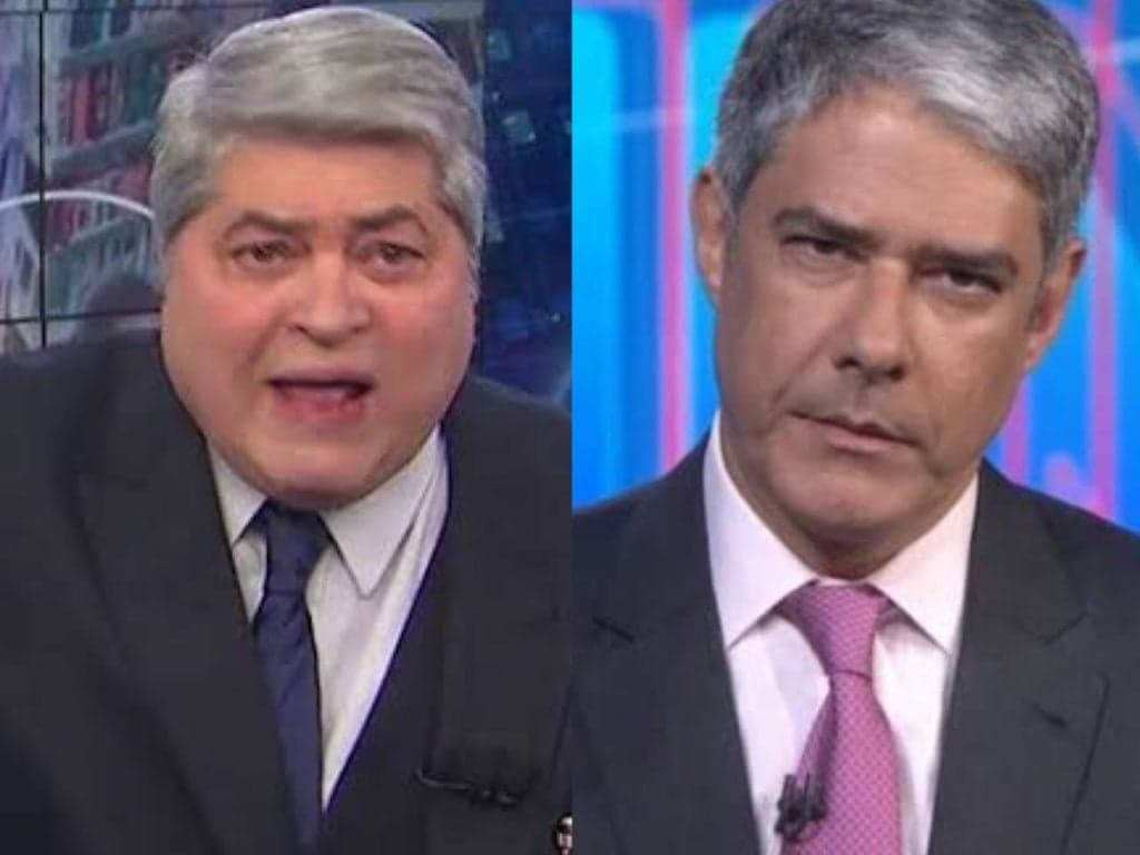 Datena, após explodir, dá recado a Bonner e vê escândalo com seu nome, não se segura com repórter: "Miserável"