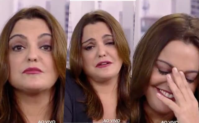 Ao vivo, Fabíola Reipert recebe depoimentos chocantes, não consegue se segurar e despenca no choro: "Não dá"