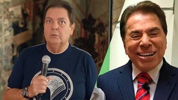 No SBT, Faustão diz que Silvio Santos deveria ser presidente do Brasil e dispara sobre a Globo: "Me quer bem longe"