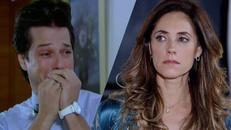 Fina Estampa: Abraçado com cadáver e aos prantos, Crô acusa Tereza Cristina de matar seu amante: "A minha vida acabou"