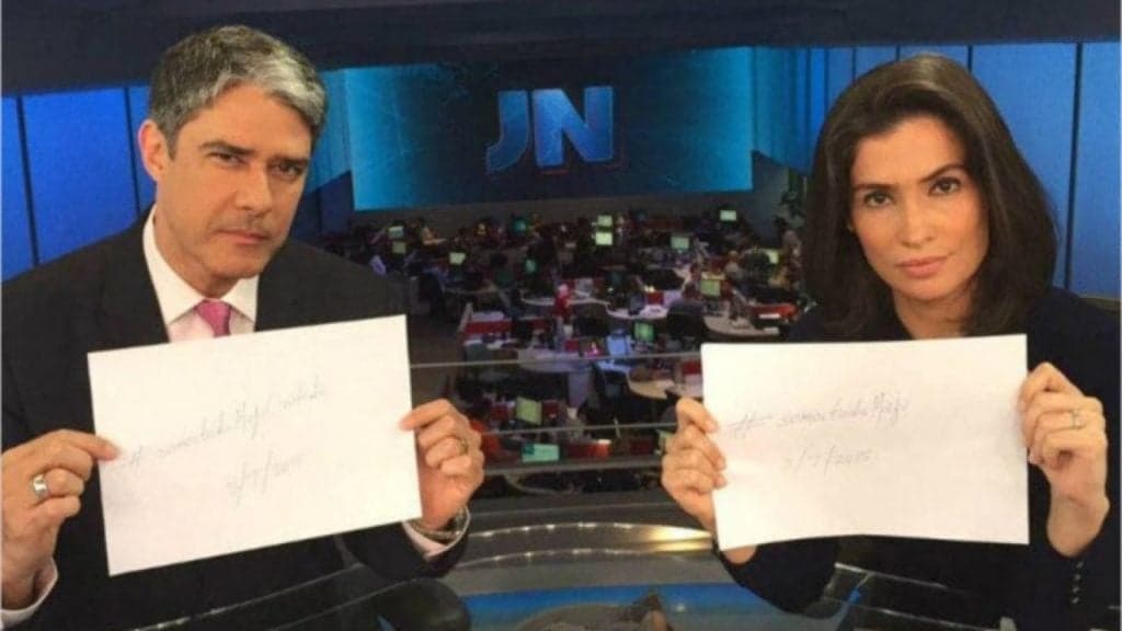 Globo bate o martelo e decreta volta aos trabalhos após ordenar o "fique em casa" no Jornal Nacional