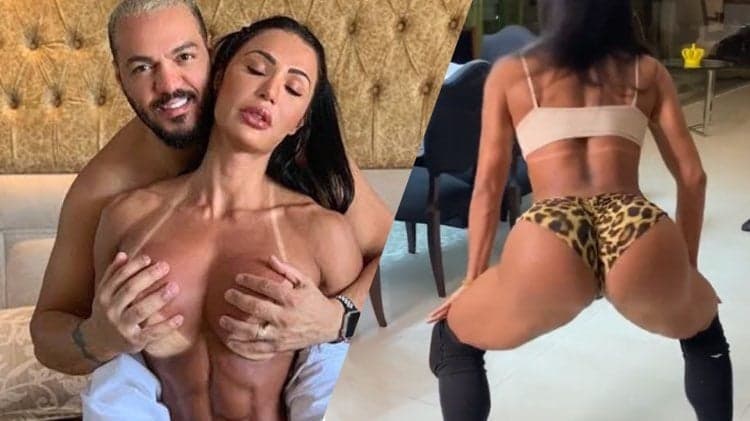 Gracyanne Barbosa, após aula de sexo anal com Belo, escancara pernas em dança erótica: "bumbum de onça"