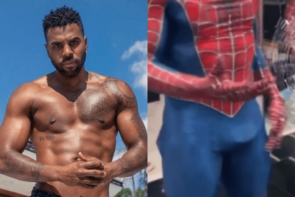 Enorme! Jason Derulo perde a vergonha, compartilha vídeo marcando tudo e provoca: "grande"