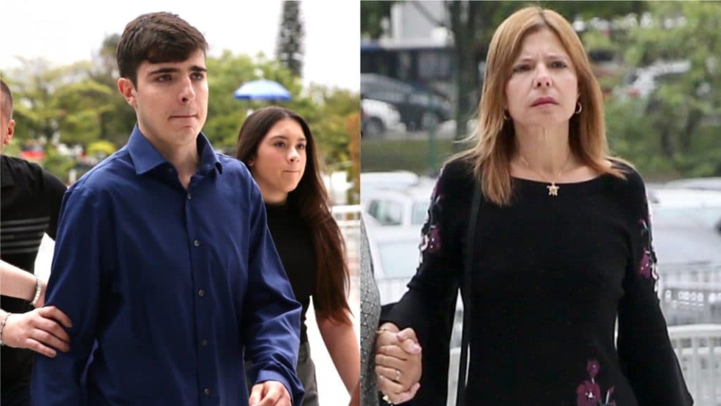 João Augusto, após brigar feio com Rose Miriam, aparece com a mãe e revela: "Vai ficar marcado"