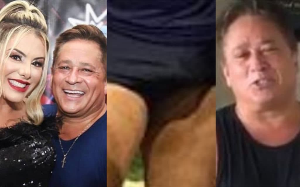 Leonardo, após ter vida sexual com a esposa revelada em detalhes, surge só de cueca e com a mão lá: "Aquecimento"
