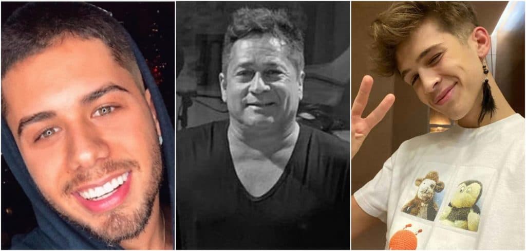Filhos de Leonardo se expõem, assumem para o pai e caçula tira a roupa, pinta a unha e mostra tudo: "Pelos íntimos"