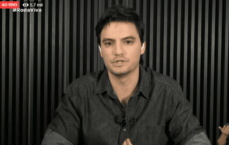 Felipe Neto no Roda Vida (Foto: Reprodução)