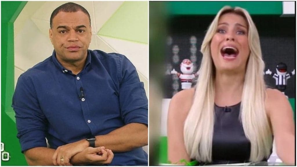 Denilson, após ciúmes da esposa exposto e relação com Renata Fan, é pego se expondo para a loira: "Só de sunga"
