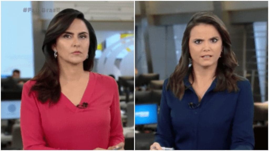 Briga ao vivo com Carla Cecato, menosprezada pela Record e fora do ar: Roberta Piza é tirada de jornal