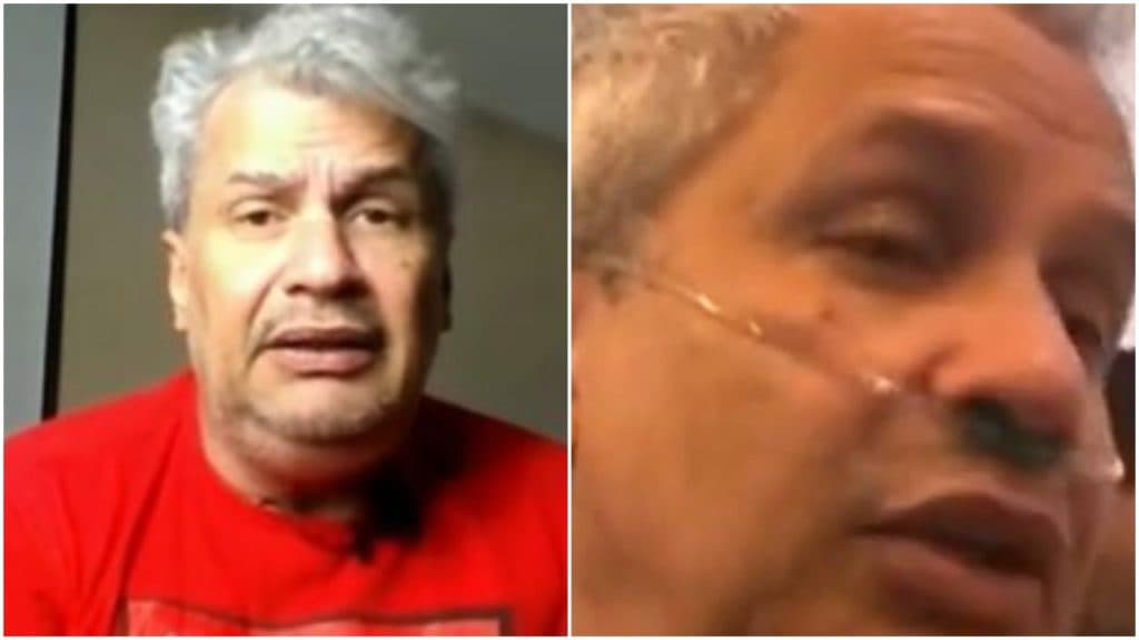 Sikêra Jr, em luta com grave doença, surge ao vivo com aparelho para respirar e seminu: "Raspa o boga"