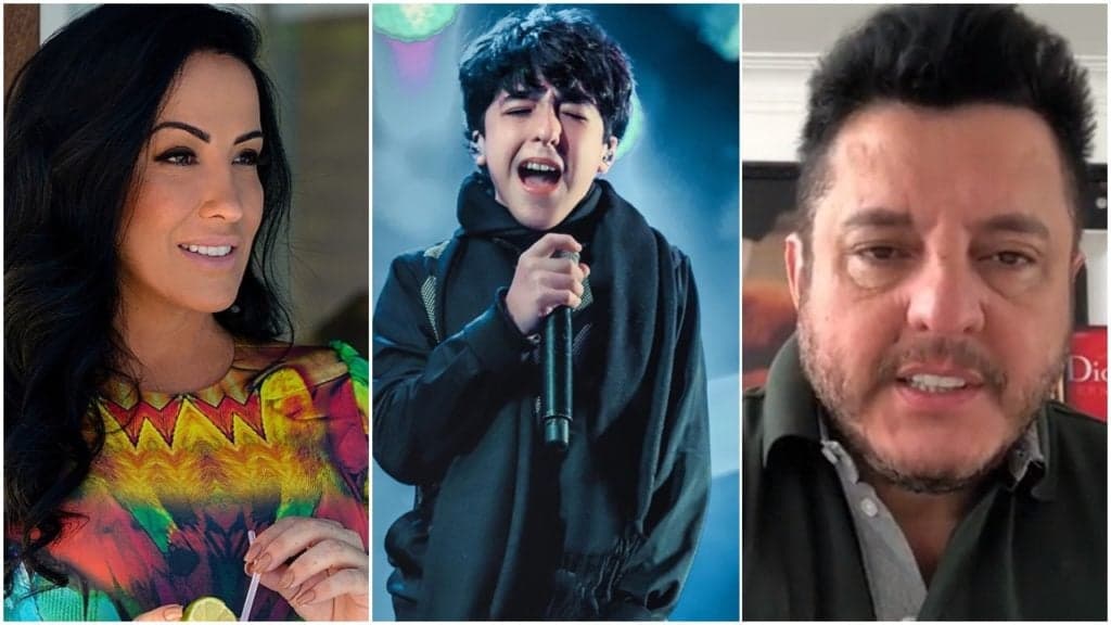 Bruno rejeita o filho de 11 anos, se estressa ao vivo e é escorraçado com a esposa: "Coitado do menino''