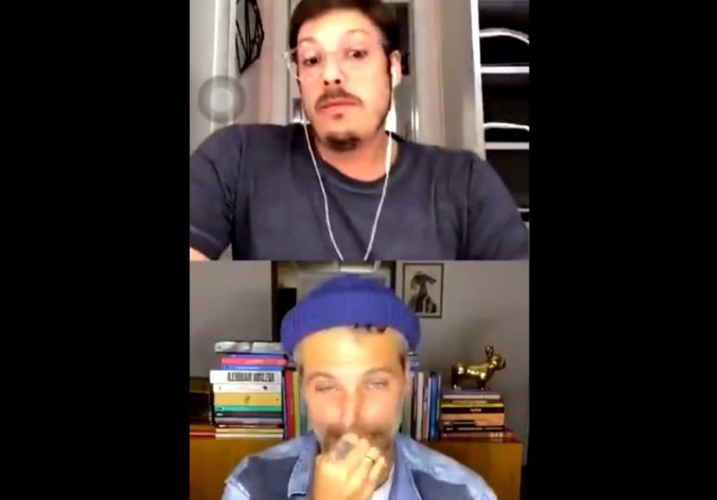 Bruno Gagliasso rebate Porchat em live, mas humorista dá resposta na lata e joga na cara podre na família do ator
