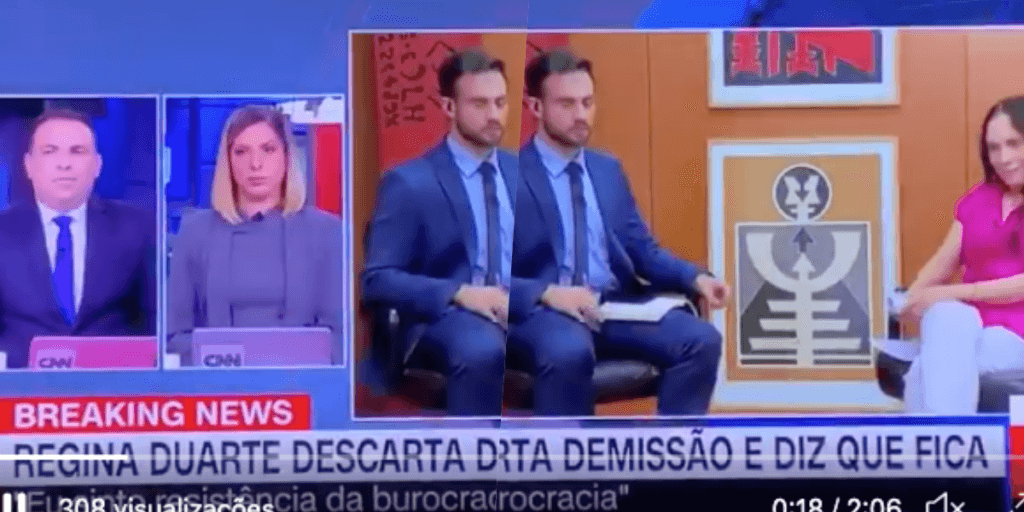 Regina Duarte é humilhada ao vivo na TV, diz que não falou em demissão, ouve áudio e perde o chão "Senti pena"
