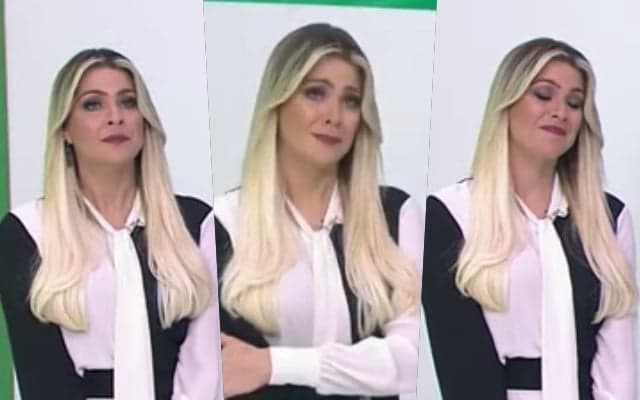 Ao vivo, Renata Fan desmorona no choro ao receber notícia avassaladora: "Tive a chance"