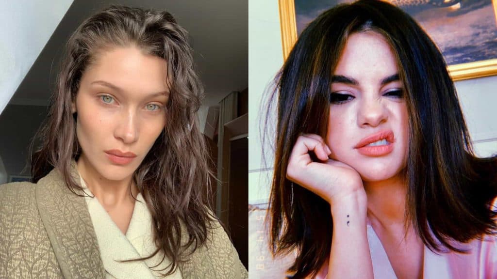 Treta!! Bella Hadid deixa de seguir Selena Gomez novamente e fãs especulam possível briga