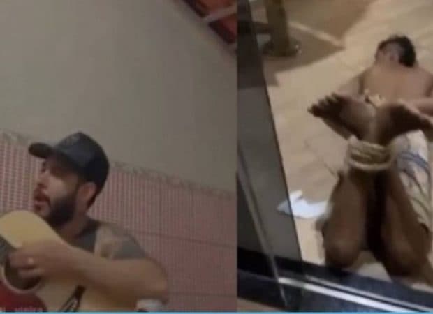 Bandido invade casa de cantor sertanejo durante live, acaba sendo amarrado e vídeo mostra cena de pânico