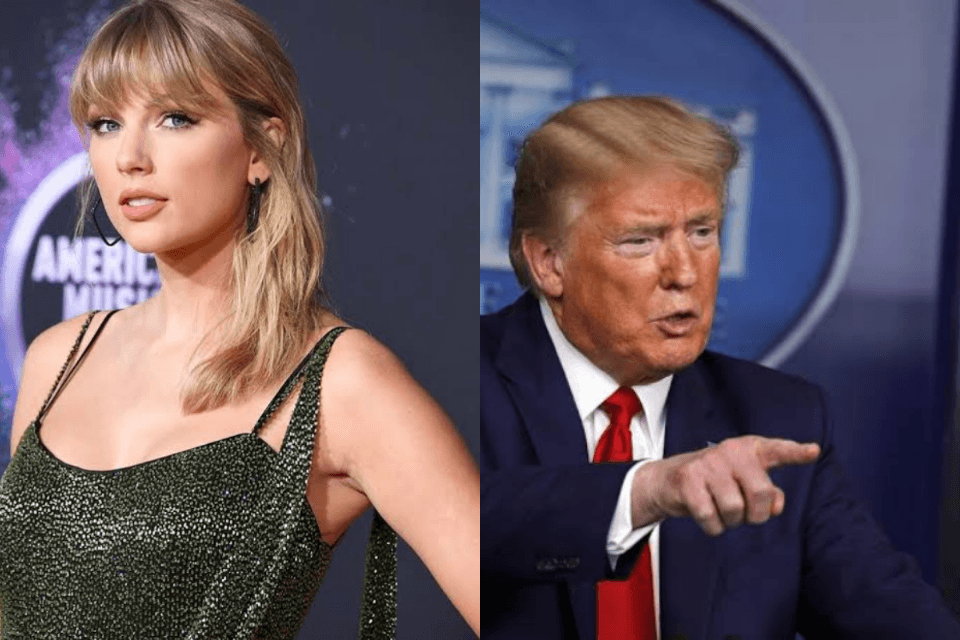 Taylor Swift escorraça Donald Trump por ele querer usar armas para conter protestos e dispara: "vamos te tirar no voto"