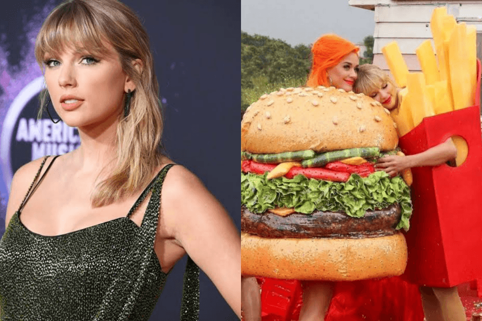 Taylor Swift, após piada do Burguer King, se irrita, entra em guerra e confusão é escancarada: "só comemos no McDonalds"