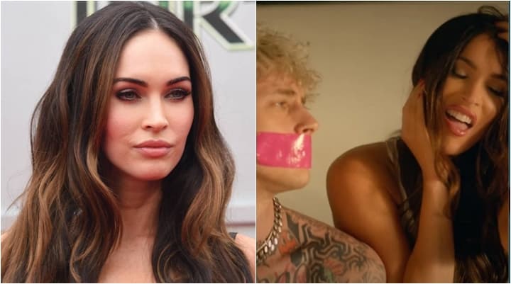 Escândalo! Megan Fox, musa do cinema, grava clipe seminua com suposto pivô de sua separação
