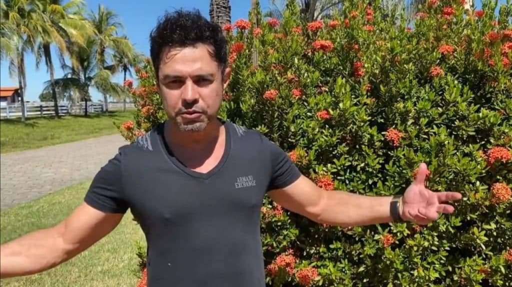 Após xingar fã, Zezé di Camargo faz vídeo e solta o verbo sobre estar com doença mortal: "Seres humanos"