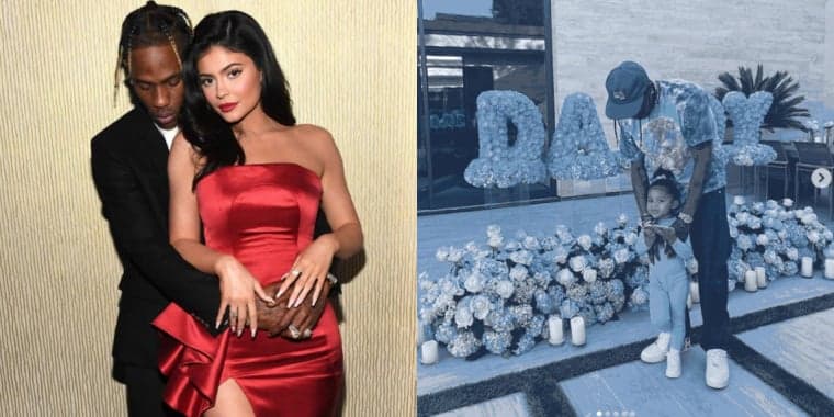Kylie Jenner surpreende, organiza festão para o ex e reconciliação é anunciada: "melhor pai para nossa filha"