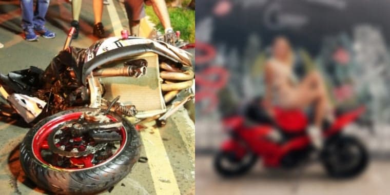 Luto: Influencer milionária morre aos 18 anos em acidente de moto após tentar tirar foto perfeita