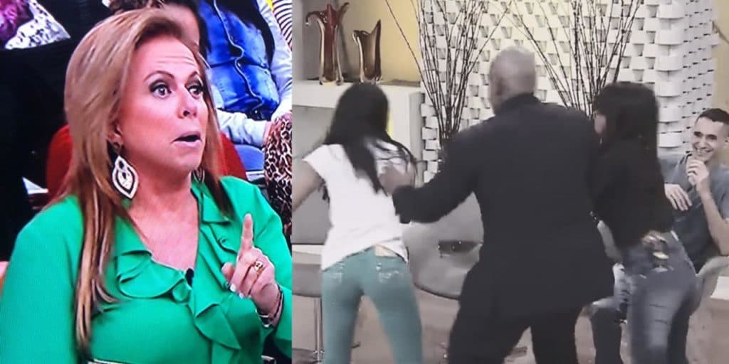 Na TV, Casos de Família tem pancadaria por homem, cadeira voando e Christina Rocha esculacha: "Saco cheio"