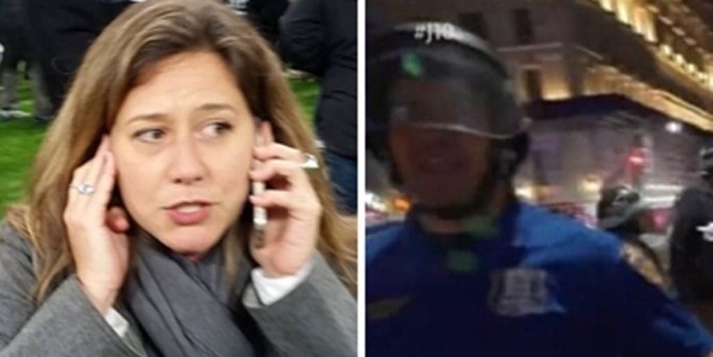 Repórter da Globo é empurrada ao vivo por policial durante reportagem e se revolta: "Não me toque"