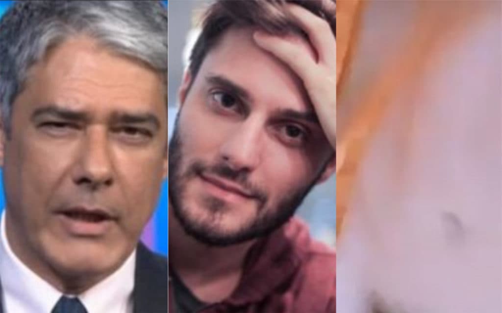 Primo de William Bonner, Hugo Bonemer após divulgar foto pelado, é flagrado com a mão atolada em vídeo: "Pegando"