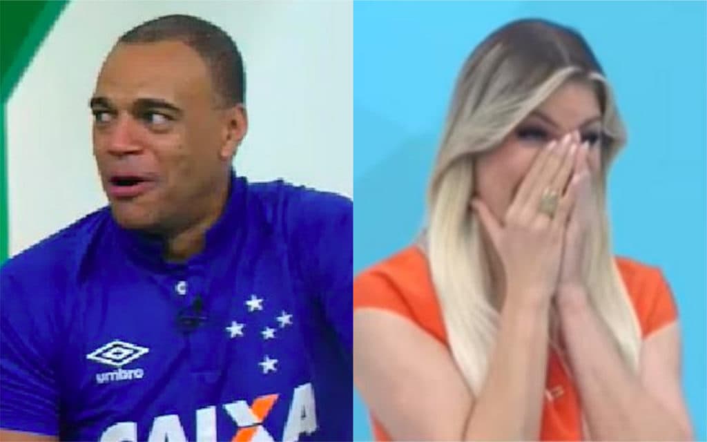 Denilson não se controla, após real relação com Renata Fan ser exposta e casamento é dito para milhões: "Pressão"