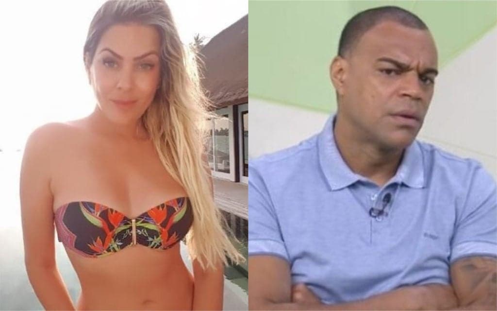 Renata Fan, após assumir relação com Denilson e bombar com fotos de calcinha, deixa parte íntima explodindo: “Grande”